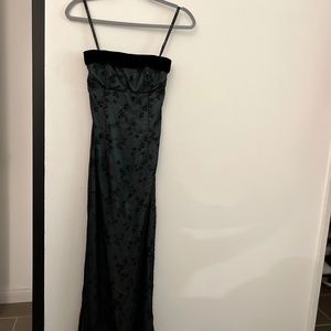 Vintage Zum Zum Prom Dress by Niki Livas - Green Iridescent / Size 5-6